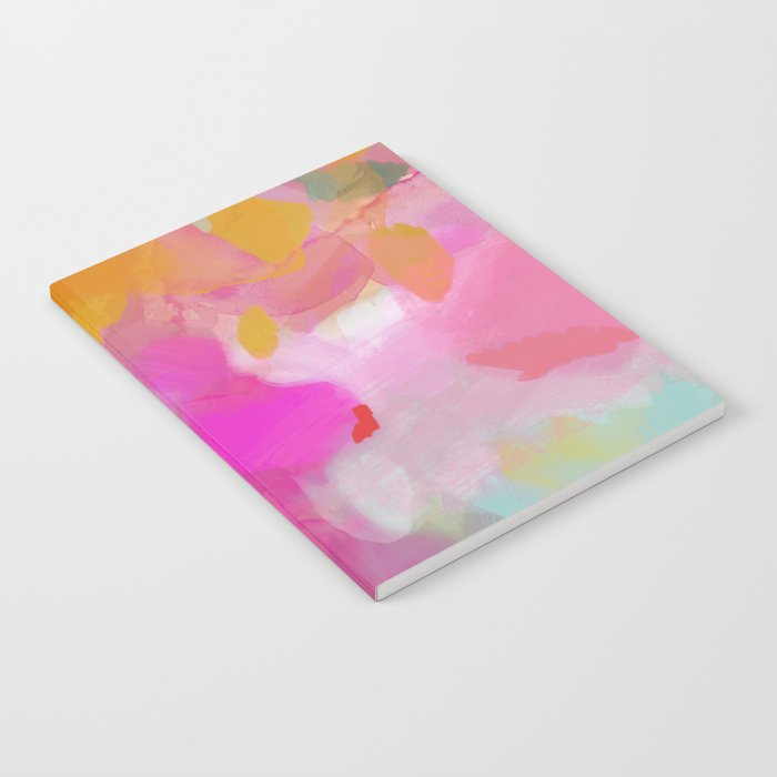 pink sun clouds abstract Notebook Gallery Image 1
