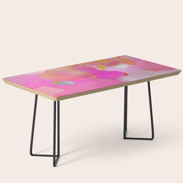 pink sun clouds abstract Coffee Table Gallery Image 1