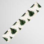 Vintage Merry Christmas Tree  Table Runner Gallery Image 3