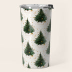Vintage Merry Christmas Tree  Travel Mug Gallery Image 2