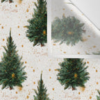 Vintage Merry Christmas Tree  Wall Tapestry Gallery Image 3