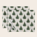 Vintage Merry Christmas Tree  Placemat Gallery Image 1
