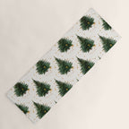 Vintage Merry Christmas Tree  Yoga Mat Gallery Image 1