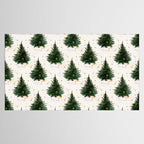 Vintage Merry Christmas Tree  Tablecloth Gallery Image 2