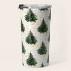Vintage Merry Christmas Tree  Travel Mug Gallery Image 3