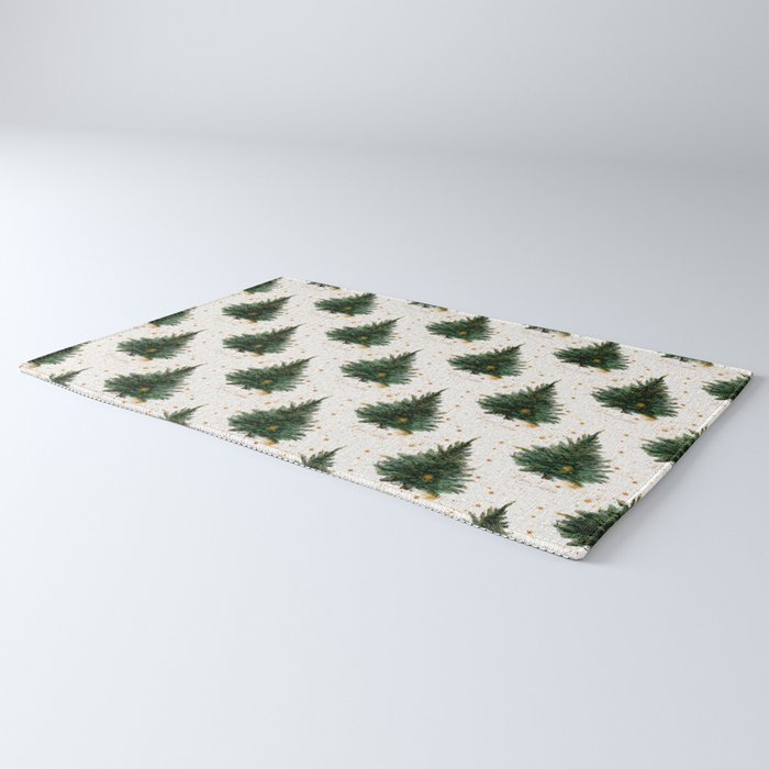 Vintage Merry Christmas Tree  Rug Gallery Image 3