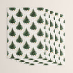 Vintage Merry Christmas Tree  Wrapping Paper Gallery Image 3