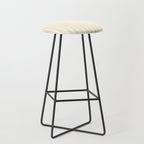 Trendy Large Buttercup Yellow Pastel Butter French Mattress Ticking Double Stripes Stool Gallery Image 1