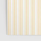 Trendy Large Buttercup Yellow Pastel Butter French Mattress Ticking Double Stripes Poster Gallery Image 3