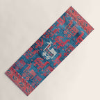 25 Peacocks Baluch Khorasan Persian Bag Face Print Yoga Mat Gallery Image 1