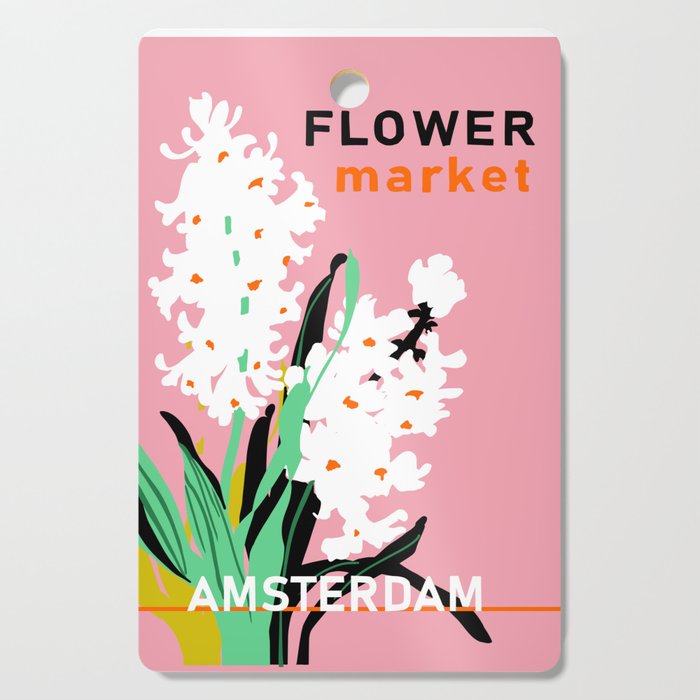 Flower Market Amsterdam Cutting Board Gallery Image 1
