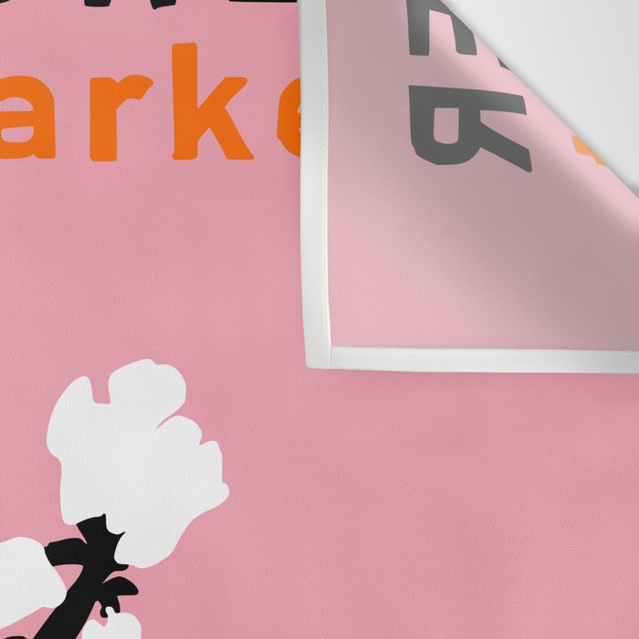 Flower Market Amsterdam Wall Tapestry Gallery Image 3