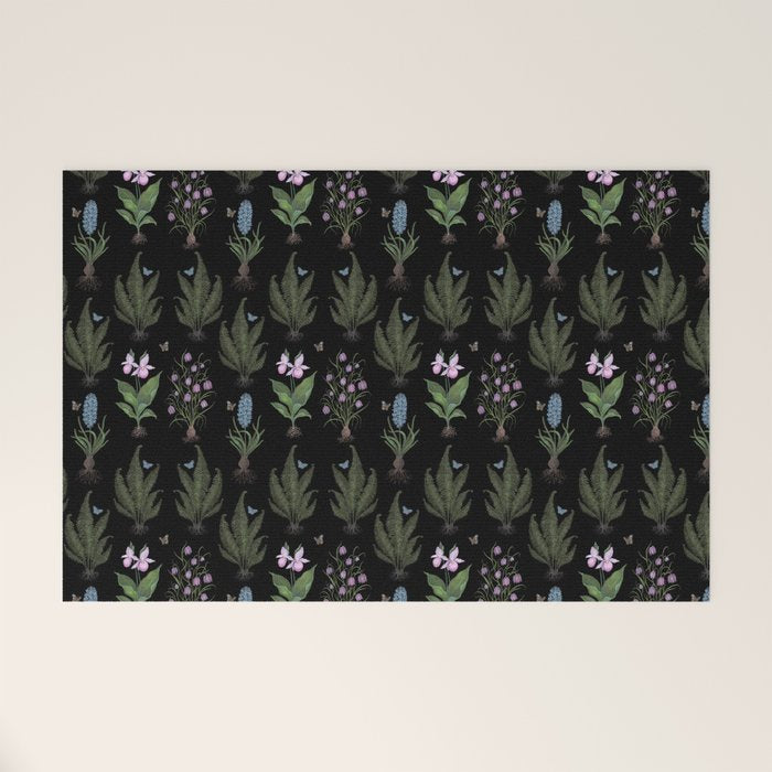 Botanical Woodland Bulbs  Welcome Mat Gallery Image 1