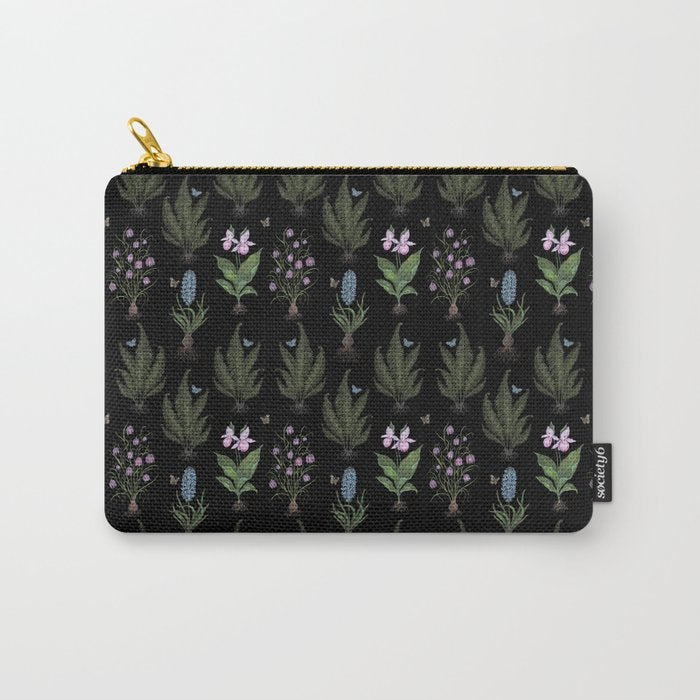 Botanical Woodland Bulbs  Carry All Pouch Gallery Image 1