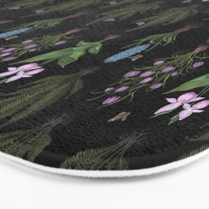 Botanical Woodland Bulbs  Bath Mat Gallery Image 3