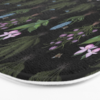 Botanical Woodland Bulbs  Bath Mat Gallery Image 3