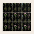 Botanical Woodland Bulbs  Wood Wall Art Gallery Image 1
