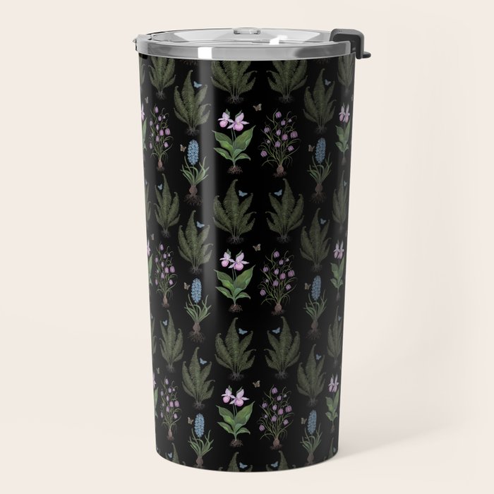 Botanical Woodland Bulbs  Travel Mug Gallery Image 2