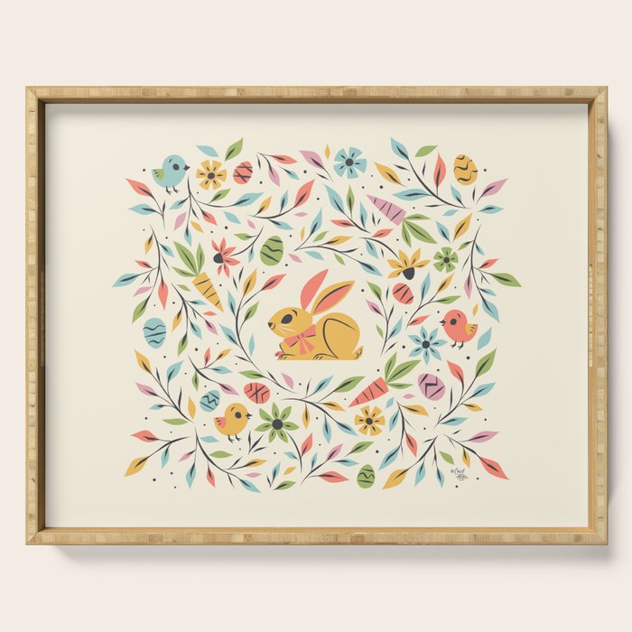 Spring in Bloom Serving Tray Gallery Image 1