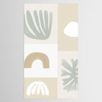 Modern Corals | Sage Green Tablecloth Gallery Image 2