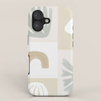 Modern Corals | Sage Green iPhone Case Gallery Image 1