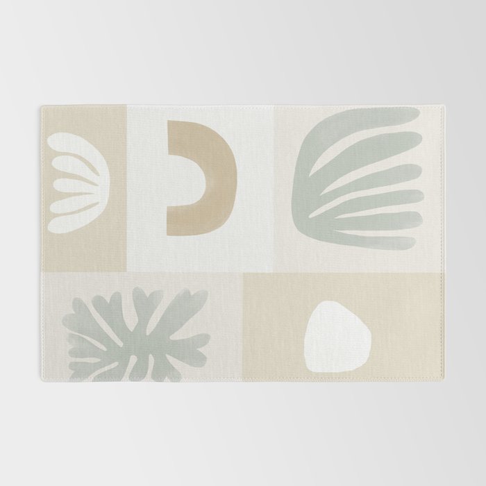 Modern Corals | Sage Green Rug Gallery Image 2