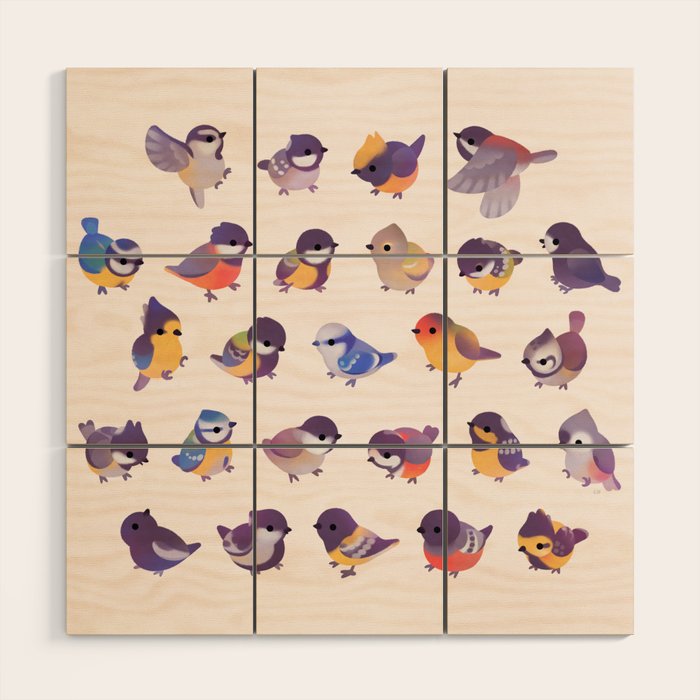 Tit Wood Wall Art Gallery Image 1