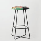 Lady with Birds(portrait) 2 Stool Gallery Image 1