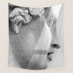 Shadow Figure II - Black and White Wall Tapestry Gallery Image 4
