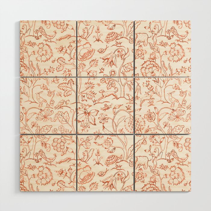William Morris "Middlemore" 3 Wood Wall Art Gallery Image 1