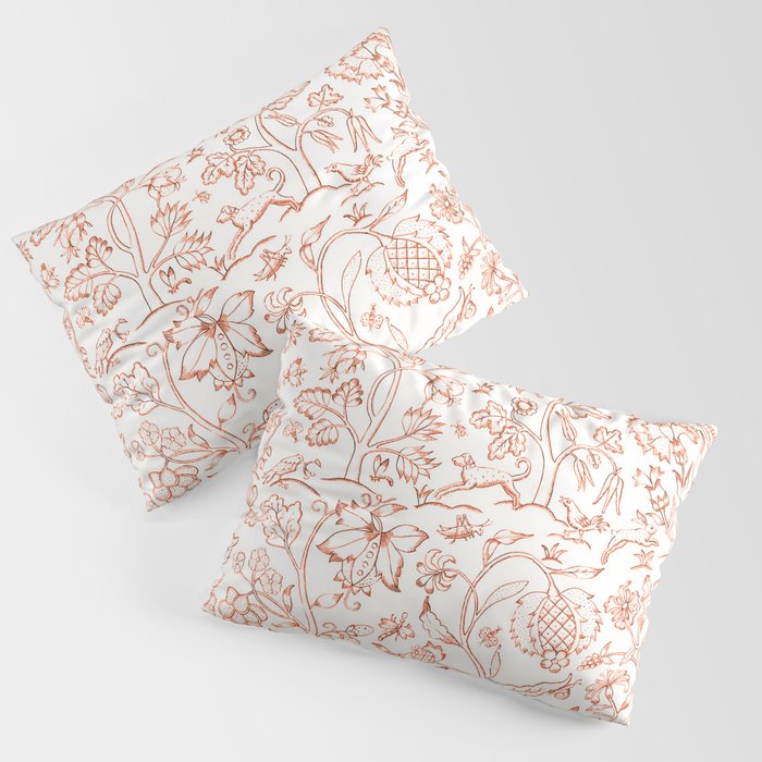 William Morris "Middlemore" 3 Pillow Sham Gallery Image 1