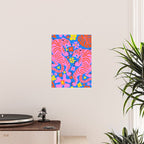 Pink Tigers and Flowers Poster Gallery Image 2