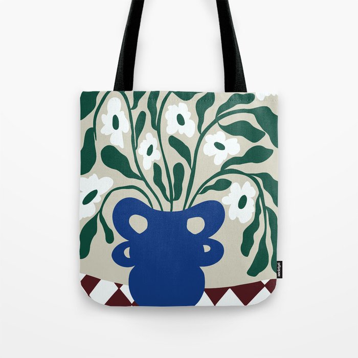 Pottery Petals Tote Bag Gallery Image 1
