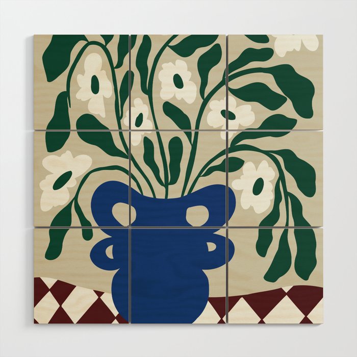 Pottery Petals Wood Wall Art Gallery Image 1