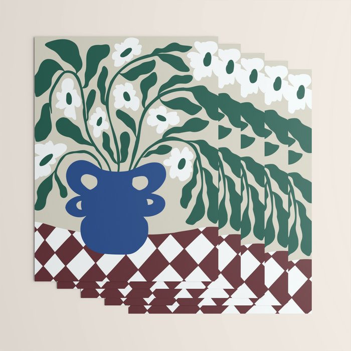 Pottery Petals Wrapping Paper Gallery Image 3