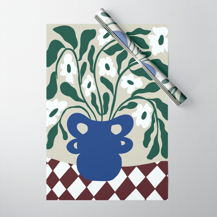 Pottery Petals Wrapping Paper Gallery Image 1