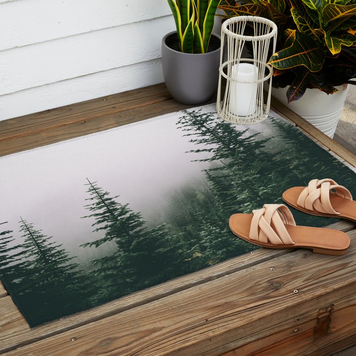 Moody Forest Outdoor Rug Gallery Image 2