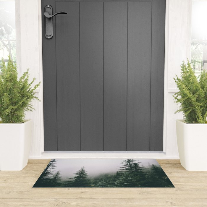 Moody Forest Welcome Mat Gallery Image 3