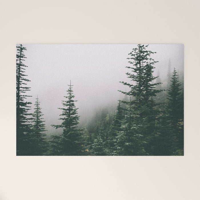 Moody Forest Welcome Mat Gallery Image 1
