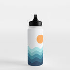 Abstract Landscape 14 Portrait Water Bottle Gallery Image 3