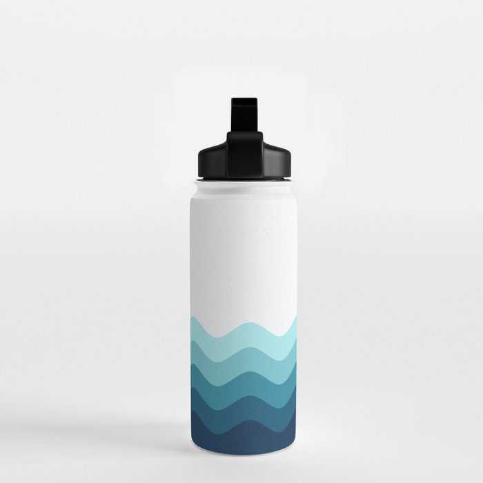 Abstract Landscape 14 Portrait Water Bottle Gallery Image 2
