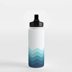 Abstract Landscape 14 Portrait Water Bottle Gallery Image 2