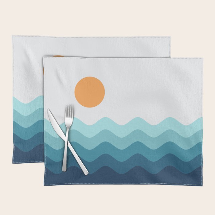 Abstract Landscape 14 Portrait Placemat Gallery Image 1