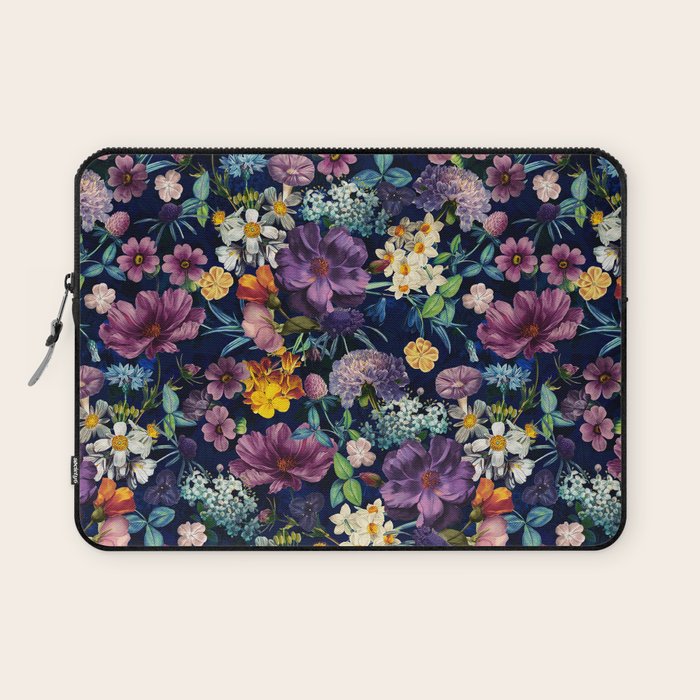 The Secret Glow of Night Flowers Laptop Sleeve Gallery Image 1