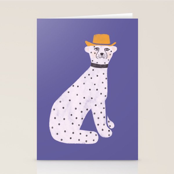 Snow Leopard Stationery Card Gallery Image 2