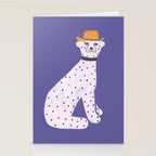 Snow Leopard Stationery Card Gallery Image 2
