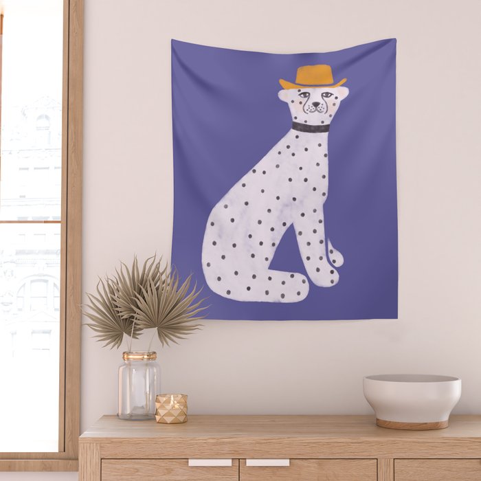 Snow Leopard Wall Tapestry Gallery Image 2