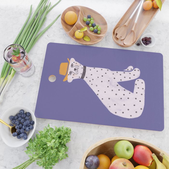 Snow Leopard Cutting Board Gallery Image 2