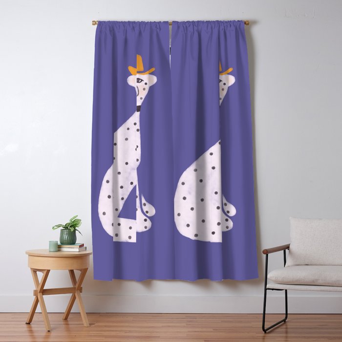 Snow Leopard Window Curtain Gallery Image 5