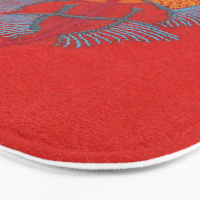 Stitches - Electric ray Bath Mat Gallery Image 3